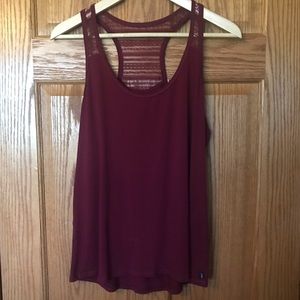 Gilligan & O'Malley Intimates & Sleepwear - Gilligan & O’Malley Lace Racer Back Tank Top Large Gilligan & O'Malley Intimates & Sleepwear - Gilligan & O’Malley Lace Racer Back Tank Top Large